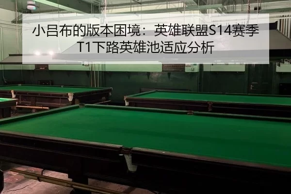 小吕布的版本困境：英雄联盟S14赛季T1下路英雄池适应分析